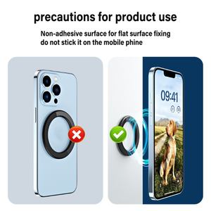 N52 imán fuerte Metal Aleación de Zinc pegatina de montaje en pared soporte de teléfono de coche Premium para iPhone 17 16 Pro <span class=keywords><strong>Max</strong></span> soporte de teléfono móvil - Product Image 3