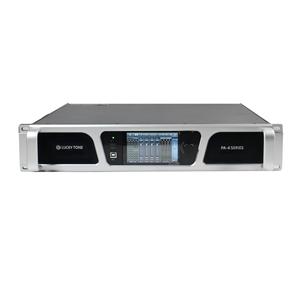Amplificateur DSP 4 canaux avec option Dante pour le contrôle de <span class=keywords><strong>diffusion</strong></span> en stade dans un amplificateur réseau professionnel - Product Image 1