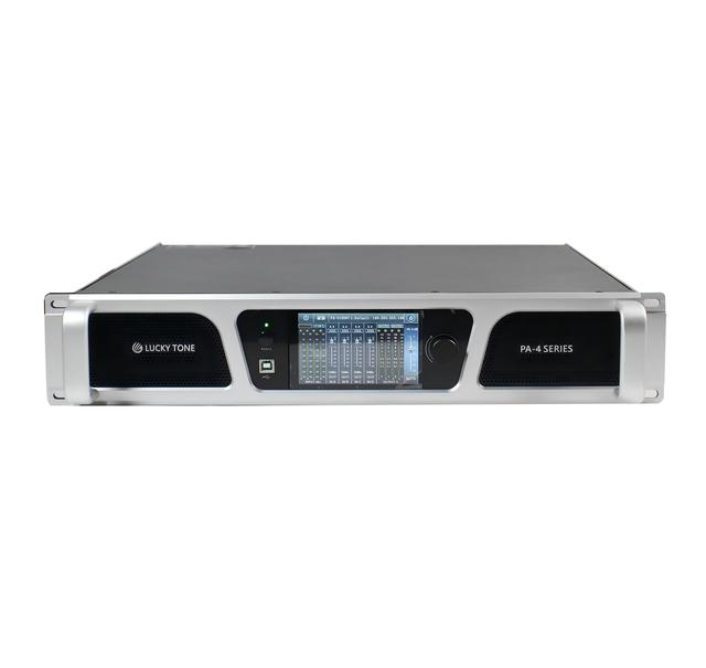 V 4-Channel DSP Amplifier with Dante Option for Stadium Broadcast Control in Professional Network Amplifier