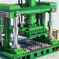 Ensemble de blocs de construction éducatifs à assembler soi-même, modèle BRICK, pour enfants, cadeau