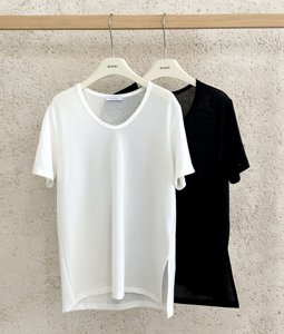 <span class=keywords><strong>T</strong></span>-<span class=keywords><strong>shirt</strong></span> décontracté pour <span class=keywords><strong>femme</strong></span>, <span class=keywords><strong>col</strong></span> en <span class=keywords><strong>V</strong></span>, 180 grammes, coupe ajustée, <span class=keywords><strong>manches</strong></span> courtes, tricoté, style oversize, é<span class=keywords><strong>t</strong></span>é - Product Image 4