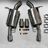 Silencieux d'échappement SS avec embouts pour E90 E92 E93 335i 335is N54 N55 07-13