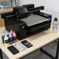 Impresora UV DTF KECAI de Alta Calidad 6090, Máquina de Impresión de Adhesivos UV de Cama Plana A1 para Carcasas de Teléfono, Acrílico, Trofeos, Lienzos y Vasos