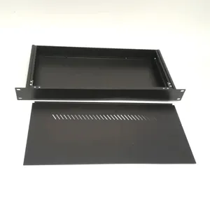 OEM ODM 44*482.6*200MM 1U แผงหน้าอะลูมิเนียม <span class=keywords><strong>กล่อง</strong></span><span class=keywords><strong>เปล่า</strong></span>สำหรับประกอบแอมพลิฟายเออร์ DAC DIY - Product Image 1