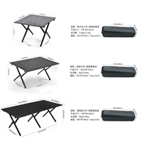 Mobilier de plein air Table à oeufs légère et portable Table pliable pour pique-nique et fête de camping Table de camping pliable réglable