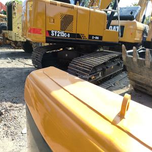 Excavatrice sur chenilles d'occasion SANY215C-9 de 21 tonnes, modèle 2020, avec moteur de 119 kW, pompe et roulement, équipement de construction à vendre - Product Image 3