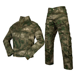 Chasse en plein air respirant A-TACS Camo <span class=keywords><strong>plissé</strong></span> grenouille costume ensemble avec EVA genou épaule <span class=keywords><strong>coude</strong></span> rembourrage - Product Image 2