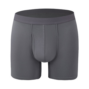 Wholesale Customized Bamboo Fiber <strong>Underwear</strong> <strong>Men's</strong> Sports Casual Breathable Boxers Shorts Boys Comfortable Long Tube Shorts - Product Image 5