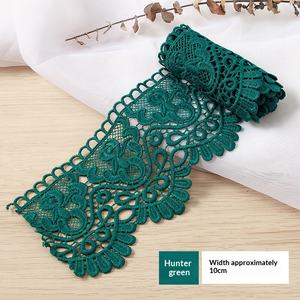 Altın Suda Çözünür Dantel Ev Yumuşak Dekorasyonları Kadın Aksesuarları Klasik Bilgisayar Nakışı Tek Taraflı Oyuklu Süt İpeği - Product Image 3