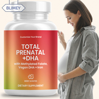 Vitaminas complejas Minerales Cápsulas de fertilidad Tableta de fertilidad femenina Isoflavonas Ácido fólico para personalizar