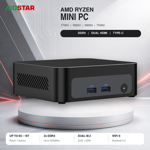 Mini PC AMD <span class=keywords><strong>Ryzen</strong></span> 7 7730U 5825U <span class=keywords><strong>5800U</strong></span> <span class=keywords><strong>Ryzen</strong></span> <span class=keywords><strong>5</strong></span> 7530U, 16 Go DDR4, 256 Go SSD M.2, double HDMI, Type-C, WiFi 6, pour entreprise et jeux, OEM - Product Image 1