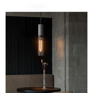 Lampe suspendue en ciment de style industriel rétro nordique à tête simple/multiples, lampe créative pour comptoir de bar, lampe de chevet pour restaurants - Product Image 5