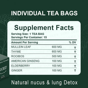 ชาใบมัลลีนผสมสมุนไพรปอดสำหรับผู้ชายและผู้หญิง - Product Image 6