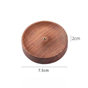 ที่วางธูปไม้แบบคว่ำพร้อมที่รองเถ้าโลหะ สำหรับอโรมาเธอราพี โยคะ ตกแต่งบ้าน และการเผาเครื่องหอม - Product Image 6