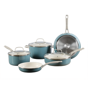 Juegos <span class=keywords><strong>de</strong></span> utensilios <span class=keywords><strong>de</strong></span> cocina antiadherentes <span class=keywords><strong>de</strong></span> cerámica blanca crema <span class=keywords><strong>de</strong></span> 8 piezas Juego <span class=keywords><strong>de</strong></span> <span class=keywords><strong>ollas</strong></span> y sartenes <span class=keywords><strong>de</strong></span> cocina no tóxicas Apto para lavavajillas - Product Image 3