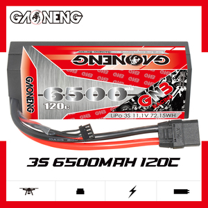 Batería LiPo RC GNB GAONENG 6500MAH 3S 3S2P 11.1V 120C XT90 con Cable y Carcasa Rígida para Coche, Barco, Camión y Truggy RC 1:8 1/8 - Product Image 2
