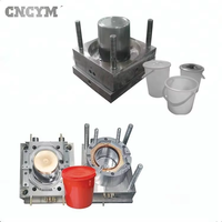 Molde de Inyección Personalizado para Cubeta de Agua de Plástico de 4L, Alta Precisión, Fabricante OEM/ODM Directo