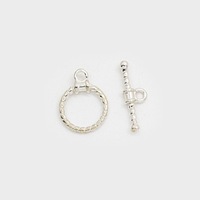 DIY High S925 Silver avec fermoir à bascule en plaqué or 18 carats résultats de bijoux à bricoler soi-même, fermoir en métal en gros, fermoir de collier