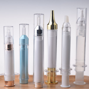 5ml 10ml <span class=keywords><strong>15ml</strong></span> vàng bạc mỹ phẩm ống tiêm hình không có không khí chai cho mắt Kem tiêm Ống chai mỹ phẩm ống tiêm chai - Product Image 1