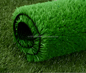 Valla de césped artificial PP desechable suministrada por fábrica, altura de pila de 10mm para sitios de construcción, jardines deportivos para uso en gimnasio de fútbol - Product Image 1