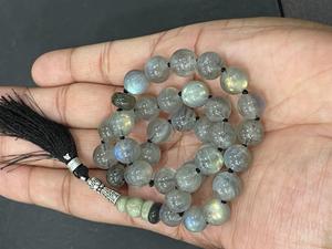 Cuentas de oración islámicas Labradorita Piedra preciosa Tasbeeh Musulmán Tasbih Sufi Cuentas de oración Corán Masbaha Cuentas De Rosario - Product Image 4