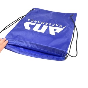 Custom Original Factory Promotional Gym Bag Polyester Drawstring Bag - Product Image 1