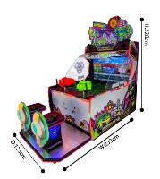 Centre de jeux intérieur ODM OEM, machine de jeu de tir à l'eau pour 2 joueurs, équipement de divertissement de ville de jeux, machine de jeu à pièces
