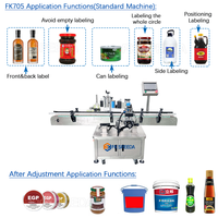 Machine d'étiquetage automatique de haute qualité pour bouteilles et sachets de 5000 ml, imprimante d'étiquettes, machine à autocollants
