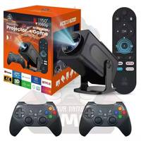 Projecteur de jeu HCS350pro+ Android intelligent sans fil 1080P portable haute définition pour la maison, projection de 150 pouces, autonomie de 4 à 5 heures