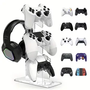 Nouveau support de contrôleur universel à 3 couches et support de casque accessoires de jeu pour support de contrôleur de support de stockage PS5 PS4