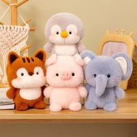 Angela Cute Desk Companion Super Soft Plush Elephant PIG Toy Dekorasi Meja Teman Belajar Boneka Kelinci.