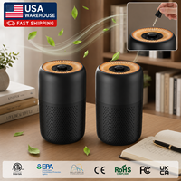 Purificateur d'air HEPA intelligent et silencieux pour bureau, dortoir, petite pièce, avec contrôle de la poussière, OEM ODM, entrepôt US, certifié ETL EPA CE FCC