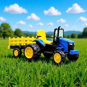 Tractor Eléctrico para Niños, Juguete de Plástico con Control Remoto, Ecológico, para Niños de 6 a 12 <span class=keywords><strong>Meses</strong></span> y 6 Años, Funciona con Batería - Product Image 2