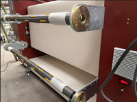 Presse à chaleur rotative industrielle de 270 mm avec revêtement pour l'impression textile continue en rouleau
