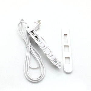 ปลั๊กไฟแบบซ่อนพร้อมช่องเสียบ USB คู่ 2 ช่องเสียบ AC 1 พอร์ต USB ปลั๊กพ่วงเพื่อความปลอดภัยสำหรับโต๊ะทำงาน โต๊ะข้างเตียง โต๊ะสำนักงาน - Product Image 4
