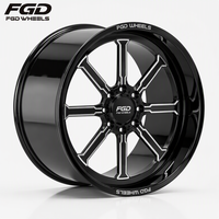 Jantes forgées en alliage T6061 multi-PCD à concavité profonde, PCD 8x170 8x180, pour Ford Toyota Heavy-Duty Pickup, en promotion