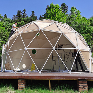 FEAMONT Extérieur préfabriqué géodésique grand clair pvc étanche dôme maison igloo glamping tente pour fête - Product Image 1
