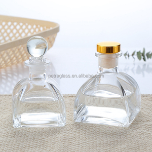 Classico flacone diffusore di profumo di vetro profumato da 50ml bottiglia di vetro Reed ricaricabile finitura trasparente confezione diversa - Product Image 4