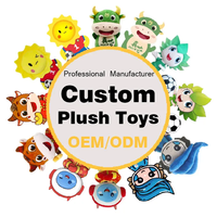 Jouets en peluche personnalisés de votre conception-Animaux en peluche personnalisés, porte-clés, sacs à dos et vêtements de poupée Service OEM/ODM