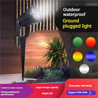 Projecteurs LED 12V 3W en aluminium pour allées de jardin, à piquet, RGB multicolores, température de couleur variable, décoratifs pour aménagement paysager, IP65