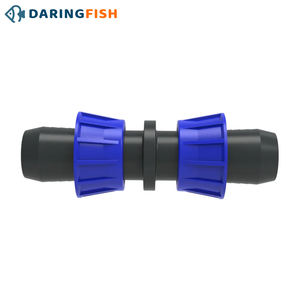 ตัวล็อคระบบชลประทานพลาสติก16มม. แบบทันสมัยวัสดุ PP ตัวเชื่อมต่อเทปแบบหยดอุปกรณ์สำหรับสวน - Product Image 2