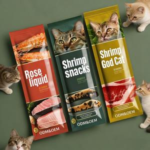 <span class=keywords><strong>Super</strong></span> Cat Creamy Treats 15g Tuna Salmon Chicken Supplier Cat Strips Snacks - Product Image 3
