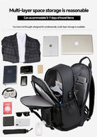 Bolsa Antirrobo para Portátil Personalizada para Estudiantes, con USB, Impermeable, de Poliéster Suave, para la Escuela, Oficina, Viajes, Aire Libre, Casual