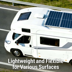 แผงโซลาร์เซลล์ซิลิคอนโมโนคริสตัลไลน์ประสิทธิภาพสูง 100w 200w 250w 300w 350w 400w ปรับแต่งได้ แผงโซลาร์แบบยืดหยุ่น HN-ETFE - Product Image 4