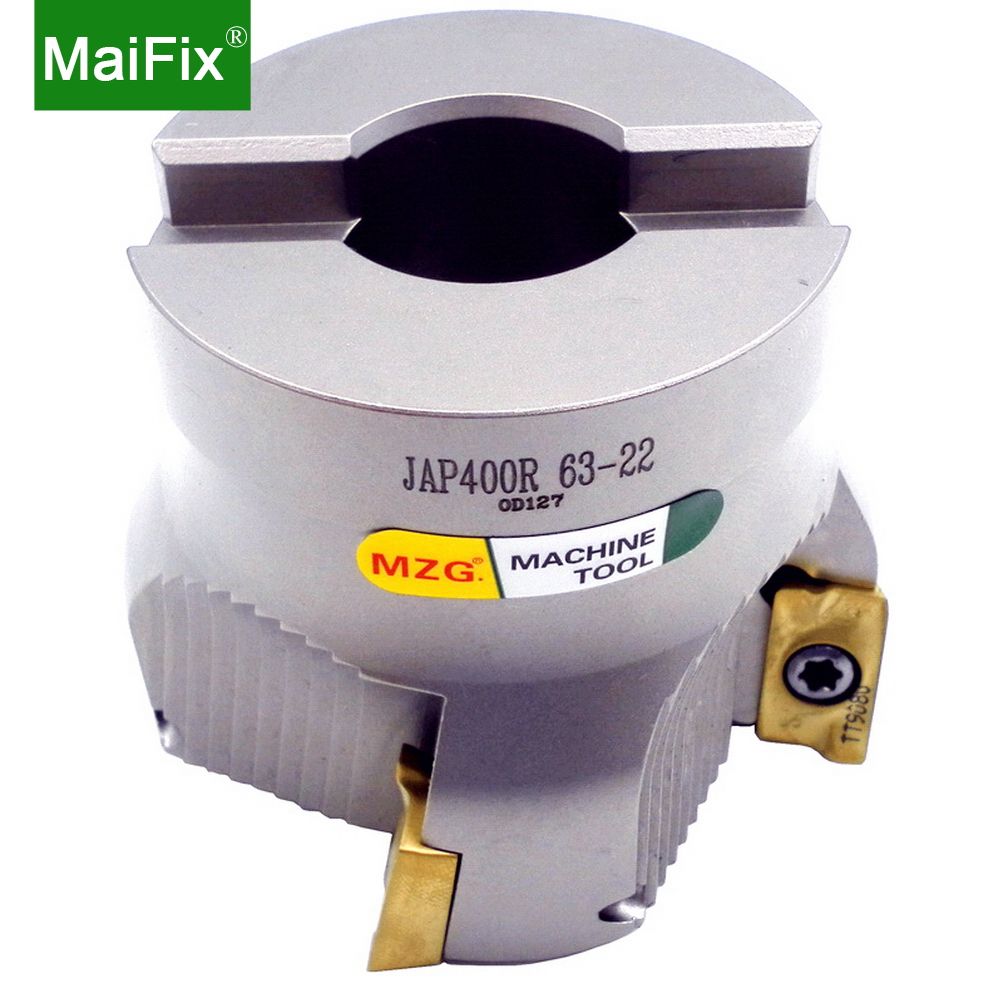 Fresa A 5 Flauti BAP 400R-50-22-5F Per Inserti APKT 1604 - Diametro 50mm, Alesaggio 22mm - Foto 5