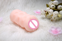 Hochwertiges Silikonmaterial Weiche Simulation Reife Weibliche Vagina Berührung Starke Stimulation Masturbationsbecher für Männer