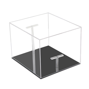 Cappello <span class=keywords><strong>in</strong></span> acrilico trasparente per la vetrina del cappello da Baseball autografo cappello porta casco Lucite Memorabilia Box per gli sport di calcio - Product Image 6