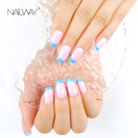 Faux-ongles ABS courts et personnalisés de haute qualité, couverture complète, 24 pièces