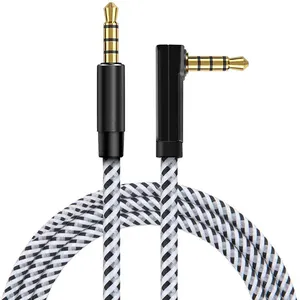 Sex speaker micro audio cable aux metal 3,5mm salida óptica digital Jack tipo macho a macho 10m auriculares cable de alimentación para conciertos