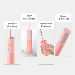 Fil dentaire OEM de voyage à domicile rose Irrigateur buccal pour enfants Nettoyage des dents Mini fil dentaire portable sans fil Santé bucco-dentaire - Product Image 5